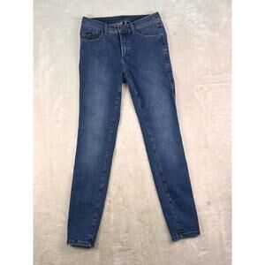 Kuhl Indigo Dye Jeans WOMENS 6 Hiking Outdoor Denim Stretch Tapered Dark Wash